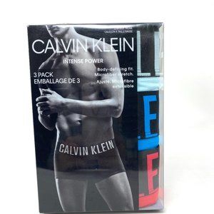 Calvin Klein 3-pack Men's Low Rise Trunk Red Blue